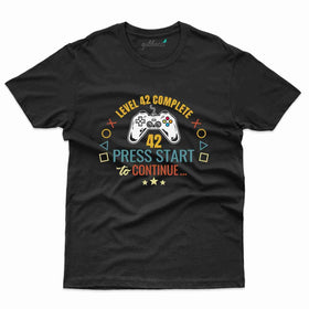 Press Start T-Shirt - 42nd  Birthday Collection
