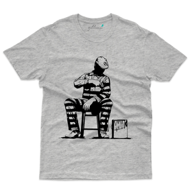 Prison Man Painter T-Shirt - Monochrome Collection