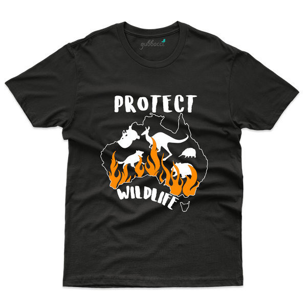 Protect Wild Life T-Shirt - Wild Life Of India - Gubbacci-India