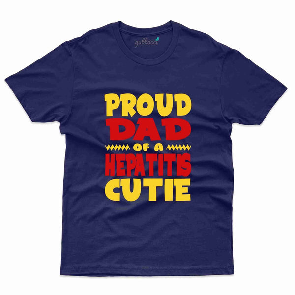 Proud Dad T-Shirt- Hepatitis Awareness Collection - Gubbacci