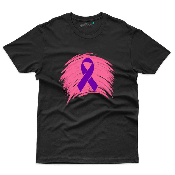 Purple Ribbon 3 T-Shirt - Pancreatic Cancer Collection - Gubbacci