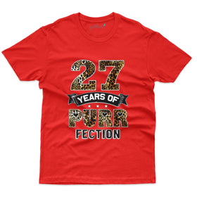 Purr Fection 27 Year T-Shirt - 27th Birthday Collection