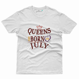 Queen Born 3 T-Shirt - July Birthday Collection