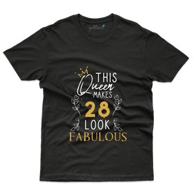 This Queen Makes 28 T-Shirt - 28th Birthday T-Shirt Collection