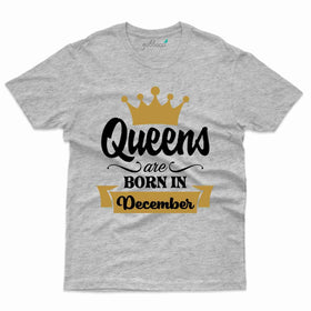 Queens Born T-Shirt - December Birthday Collection