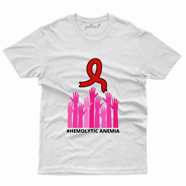Raise Hand T-Shirt- Hemolytic Anemia Collection - Gubbacci