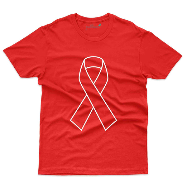 Red Ribbon 2 T-Shirt - HIV AIDS Collection - Gubbacci-India