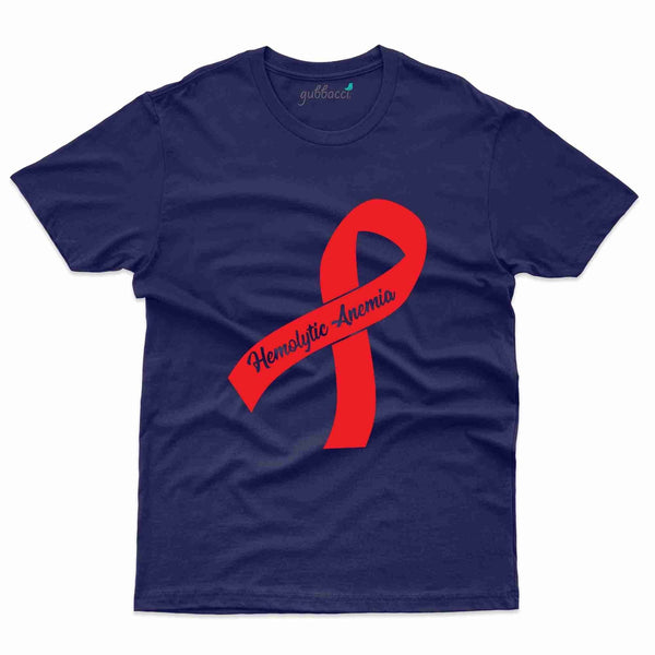 Red Ribbon 5 T-Shirt- Hemolytic Anemia Collection - Gubbacci