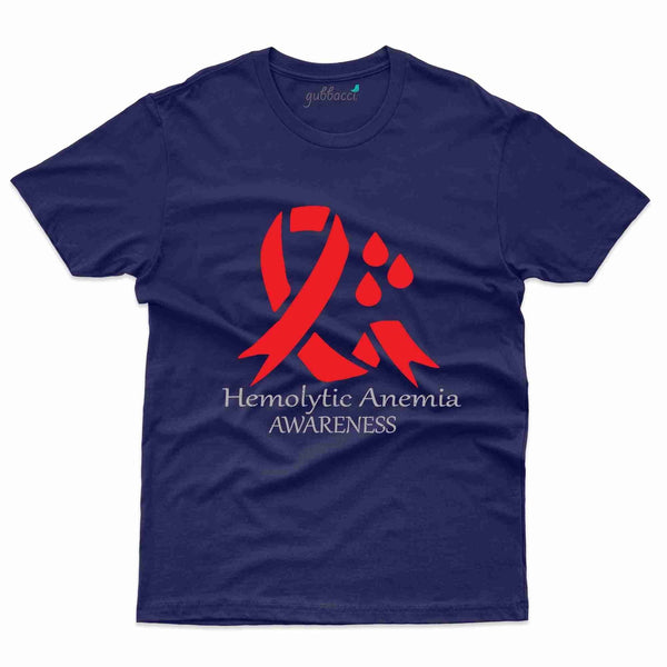 Red Ribbon T-Shirt- Hemolytic Anemia Collection - Gubbacci
