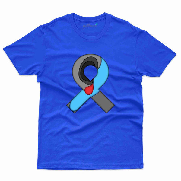 Ribbon T-Shirt -Diabetes Collection - Gubbacci-India