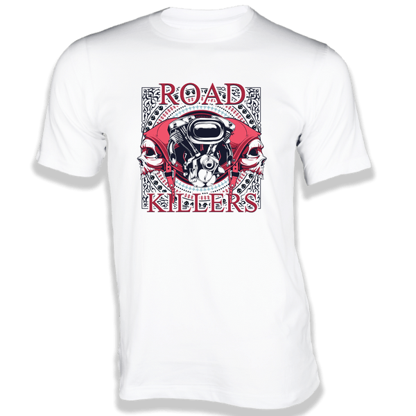 Gubbacci-India T-shirt XS Road Killers T-Shirt - Premium Skull Collection Buy Road Killers T-Shirt - Premium Skull Collection