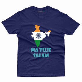 Ma Tujhe Salam T-shirt - Independence Day T-Shirt Collection