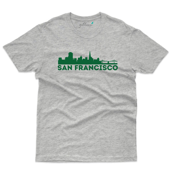 San Francisco City T-Shirt - Skyline Collection - Gubbacci-India