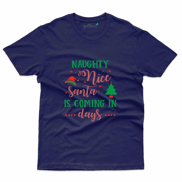 Santa is Coming Custom T-shirt - Christmas Collection - Gubbacci