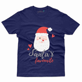Santa's Favourite Custom T-shirt - Christmas Collection