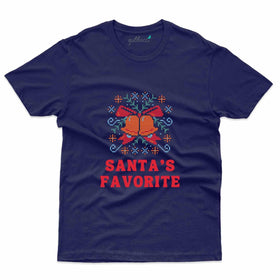 Santa's Favourite Custom T-shirt - Christmas Collection