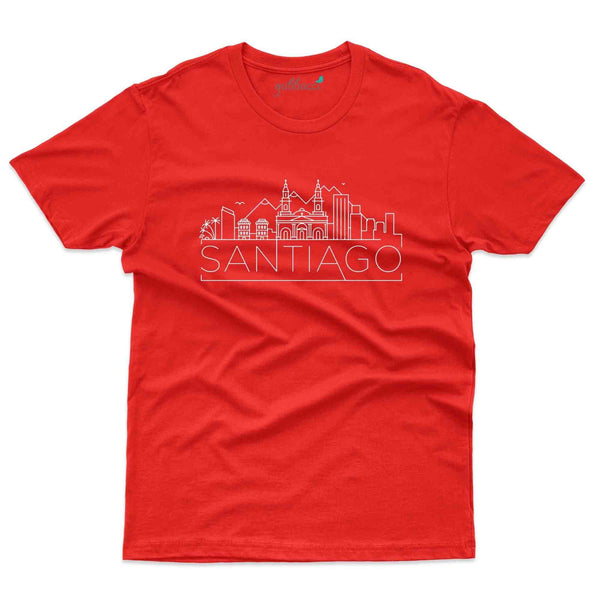 Santiago Skyline T-Shirt - Skyline Collection - Gubbacci-India