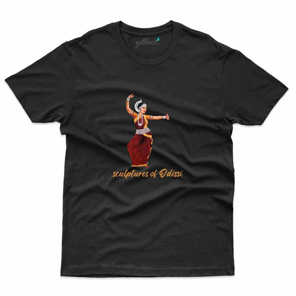 Sculpture T-Shirt - Odissi Dance Collection - Gubbacci-India
