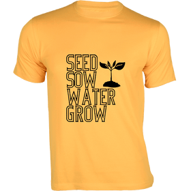 Seed Sow Water Grow T-Shirt - Earth Day Collection