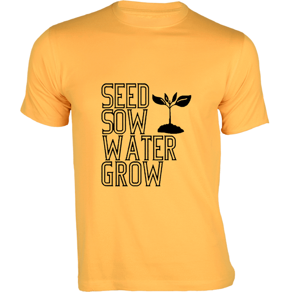 Gubbacci Apparel T-shirt XS Seed Sow Water Grow T-Shirt - Earth Day Collection Buy Seed Sow Water Grow T-Shirt - Earth Day Collection