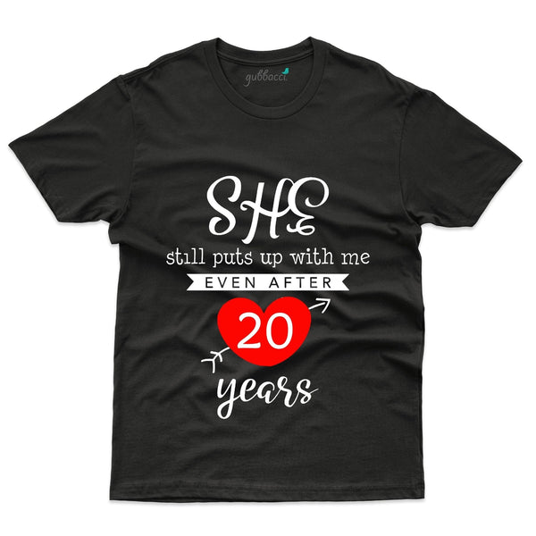 She Still Puts Up T-Shirt - 20th Anniversary Collection - Gubbacci-India