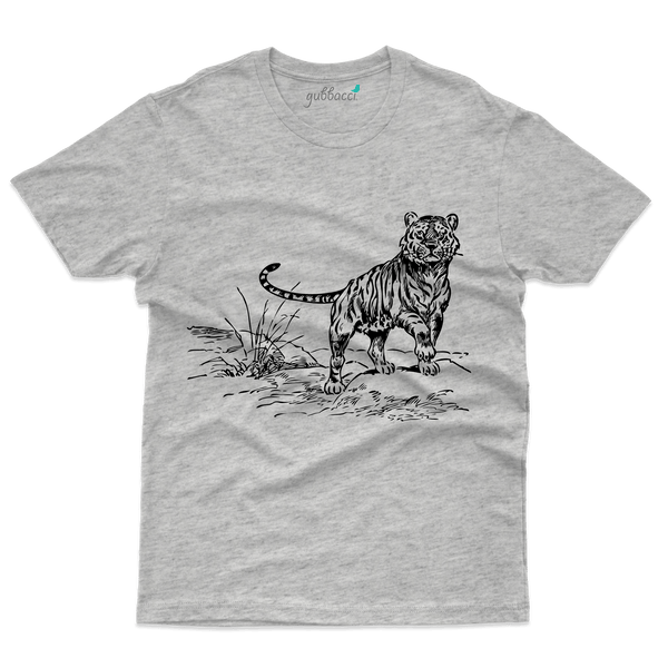 Simba The Tiger T-Shirt -Kanha National Park Collection - Gubbacci-India
