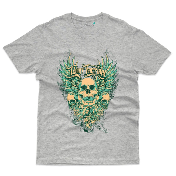 Gubbacci Apparel T-shirt XS Skull with Wings T-Shirt Factory - Abstract Collection Buy Skull with Wings T-Shirt Factory - Abstract Collection