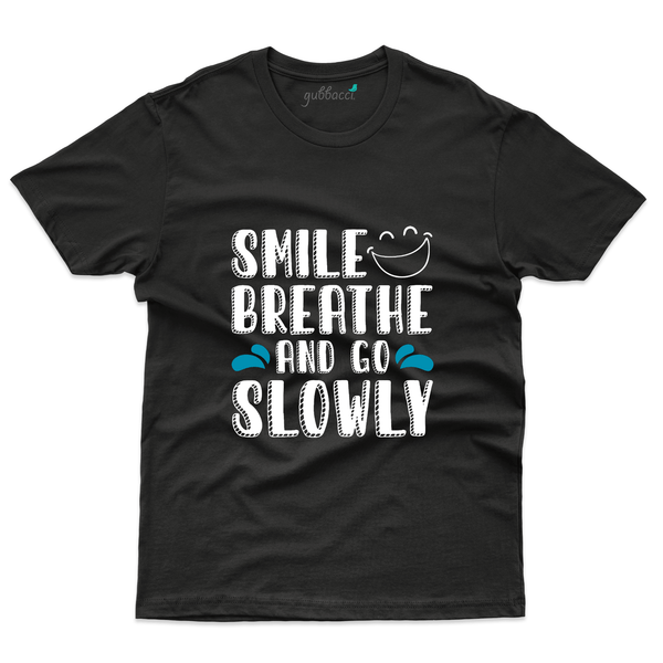 Smile Breath T-Shirt- Anxiety Awareness Collection - Gubbacci-India