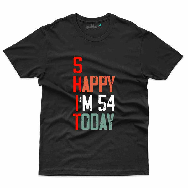 So Happy T-Shirt - 54th Birthday Collection - Gubbacci-India