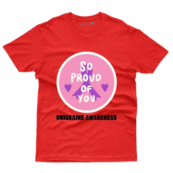 So Proud T-Shirt- migraine Awareness Collection - Gubbacci