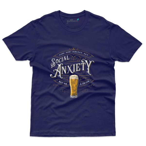 Social Anxiety T-Shirt- Anxiety Awareness Collection - Gubbacci-India