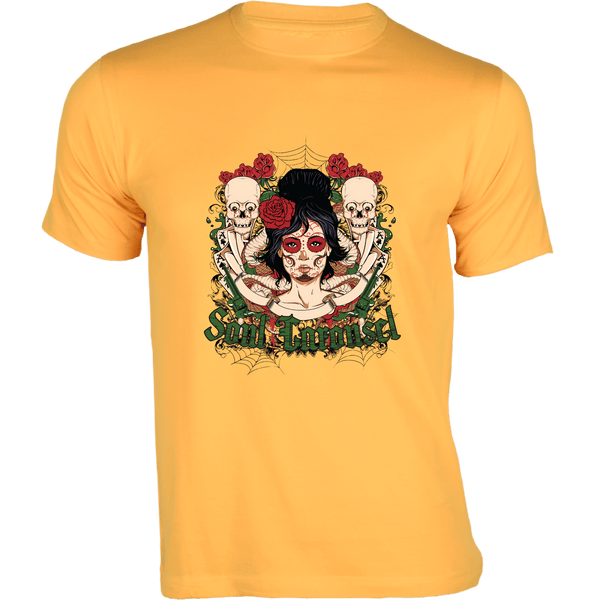 Gubbacci-India T-shirt XS Soul Corousal T-Shirt - Premium Skull Collection Buy Soul Corousal - Premium Skull Collection