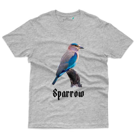 Sparrow T-Shirt - Nagarahole National Park Collection