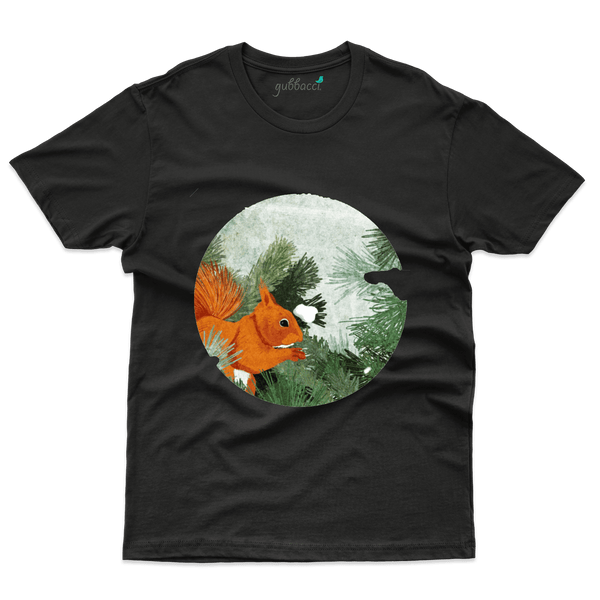 Squirrels Design T-Shirt - Wild Life Of India - Gubbacci-India