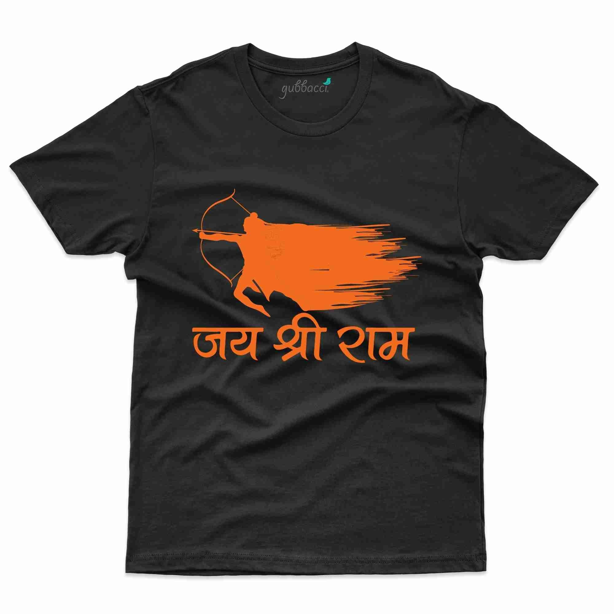 Jai Shree Ram Arrow Design T-Shirt Shree Ram Collection