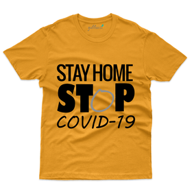 Stay Home Stop Covid-19 T-Shirt - Corona Heroes Collection
