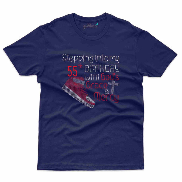 Stepping Into 54 T-Shirt - 54th Birthday Collection - Gubbacci