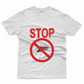 Stop Mosquito Design T-Shirt - Malaria Awareness Collection