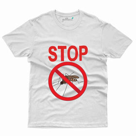 Stop Mosquito Design T-Shirt - Malaria Awareness Collection