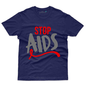 Stop Aids 2 T-Shirt - HIV AIDS Collection