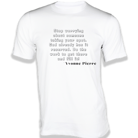 Stop worrying about someone T-Shirt - Quotes on T-Shirt