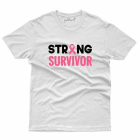 Strong Survivor T-Shirt - Breast Cancer Collection