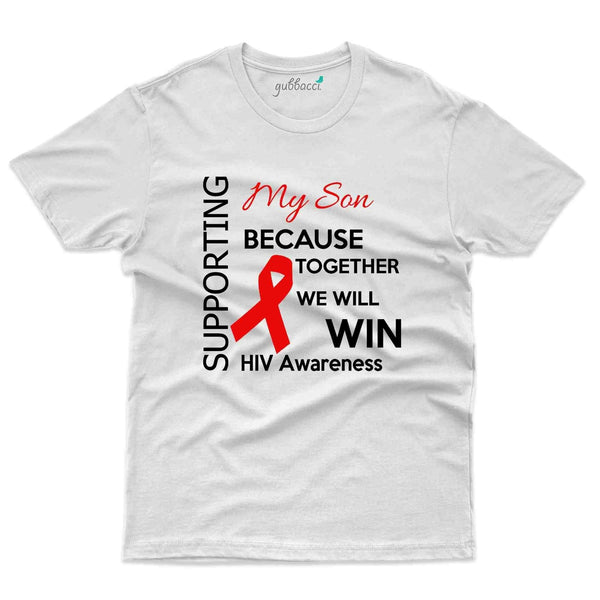 Supporting T-Shirt - HIV AIDS Collection - Gubbacci