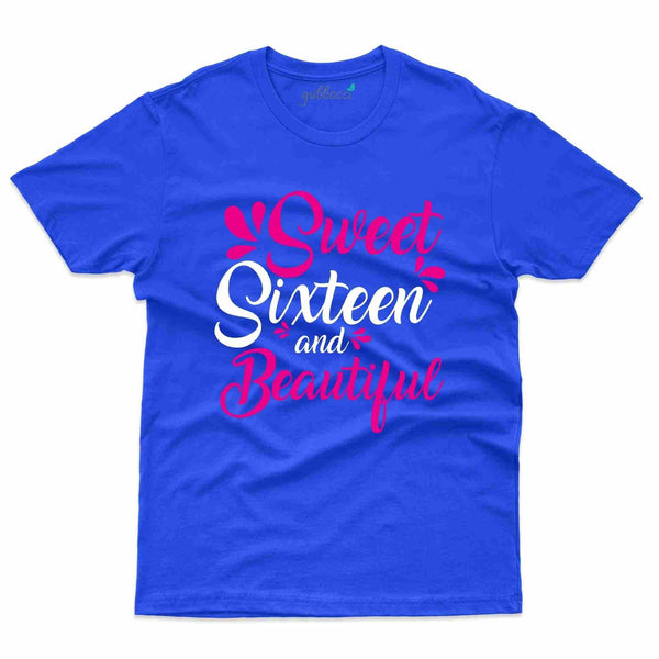 Sweet Sixteen T-Shirt - 16th Birthday Collection - Gubbacci