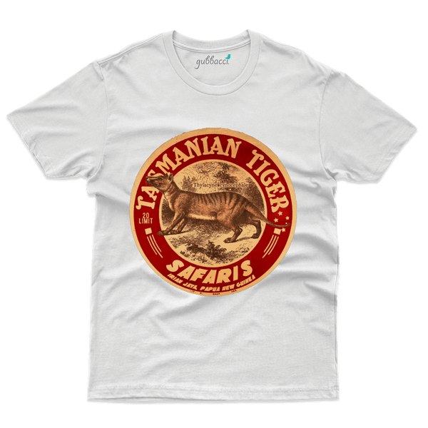 Tasmanian Tiger T-Shirt - Wild Life Of India - Gubbacci-India