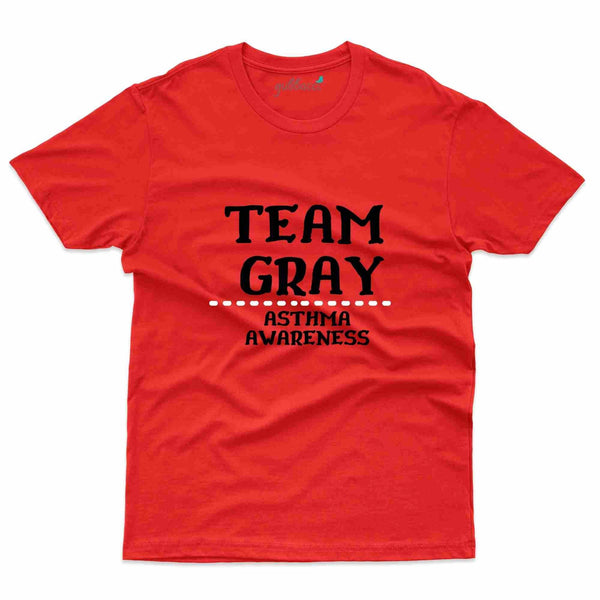 Team Grey T-Shirt - Asthma Collection - Gubbacci-India