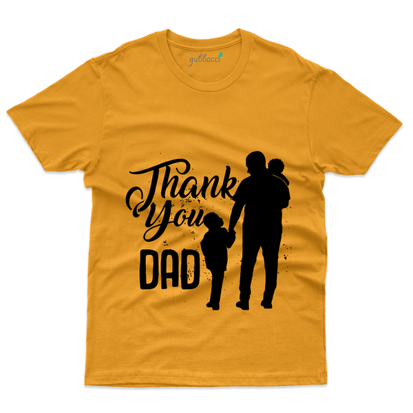 Gubbacci Apparel T-shirt S Thank You Dad T-Shirt - Dad and Son Collection Buy Thank You Dad T-Shirt - Dad and Son Collection