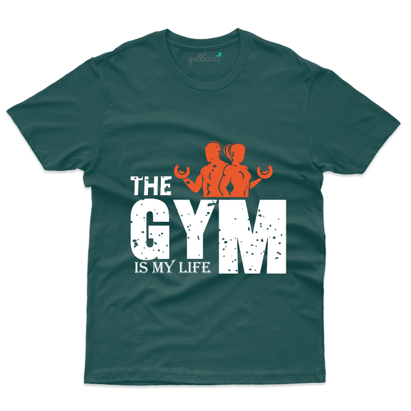 Gubbacci Apparel T-shirt S The Gym is My Life T-Shirt - Sports Collection Buy The Gym is My Life T-Shirt - Sports Collection