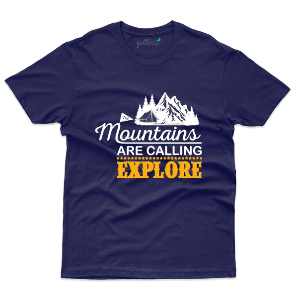 The Mountains Are Calling T-Shirt  - Explore Collection - Gubbacci-India