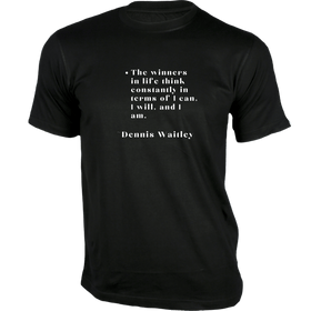 The winners in life think constantly T-Shirt - Quotes on T-Shirt